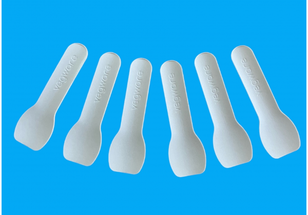 90mm Compostable Paper Ice Cream Spoons